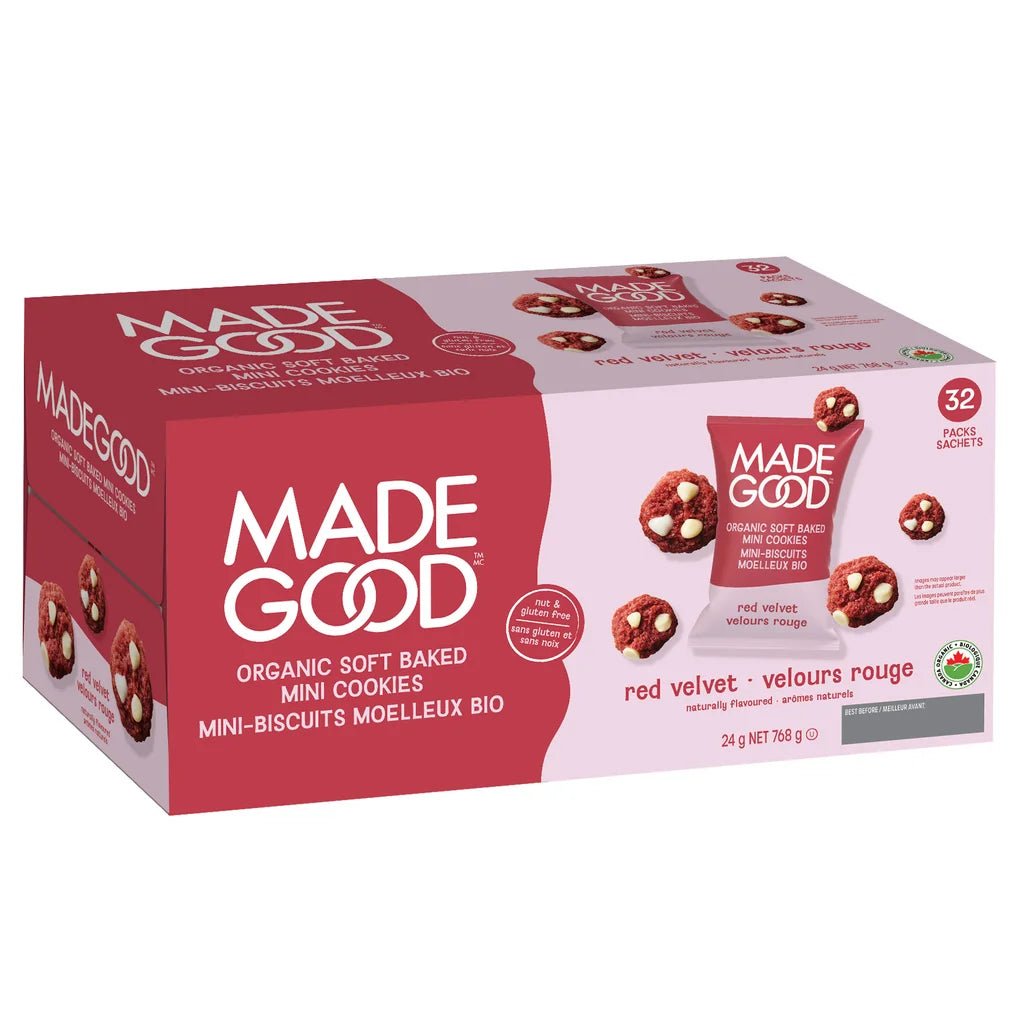 MadeGood Red Velvet Mini Cookies